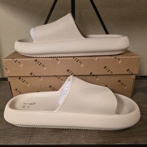 Mix No. 6 Beige Slide Sandals